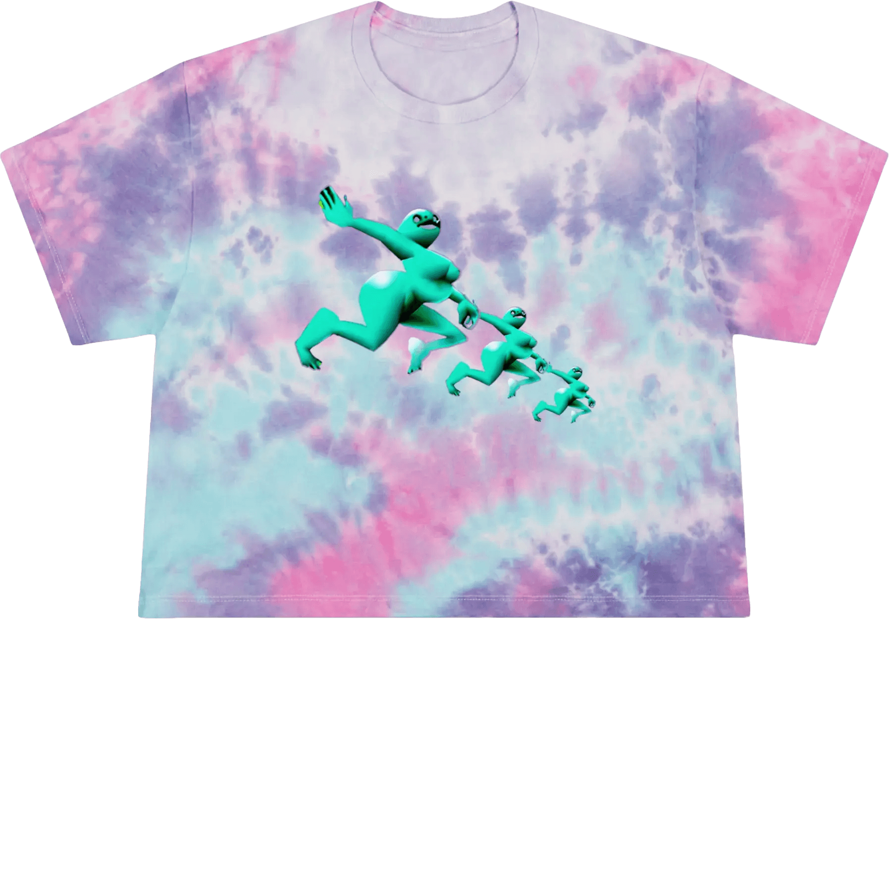 Dancing Queen Tie-Dye Crop Top